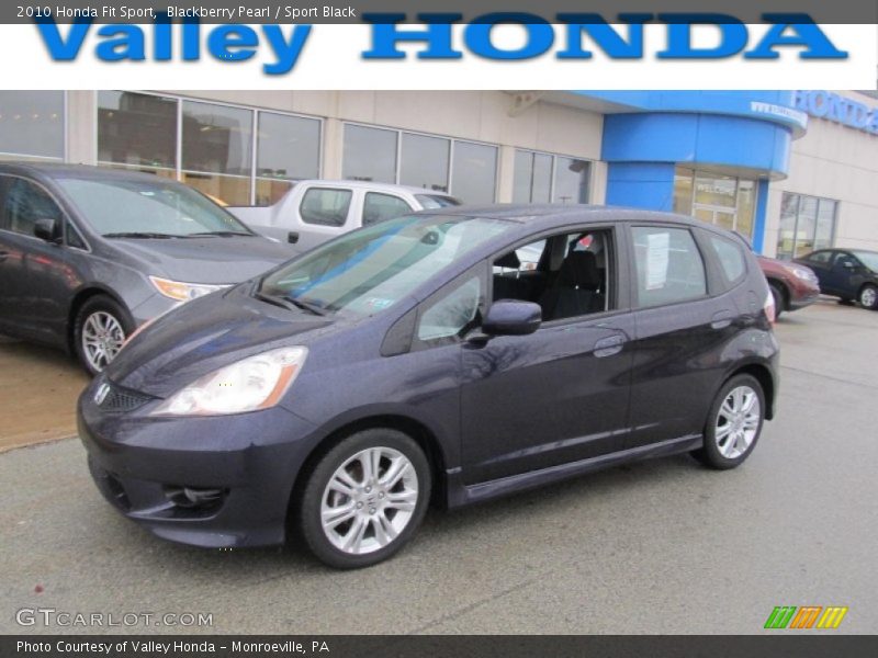 Blackberry Pearl / Sport Black 2010 Honda Fit Sport