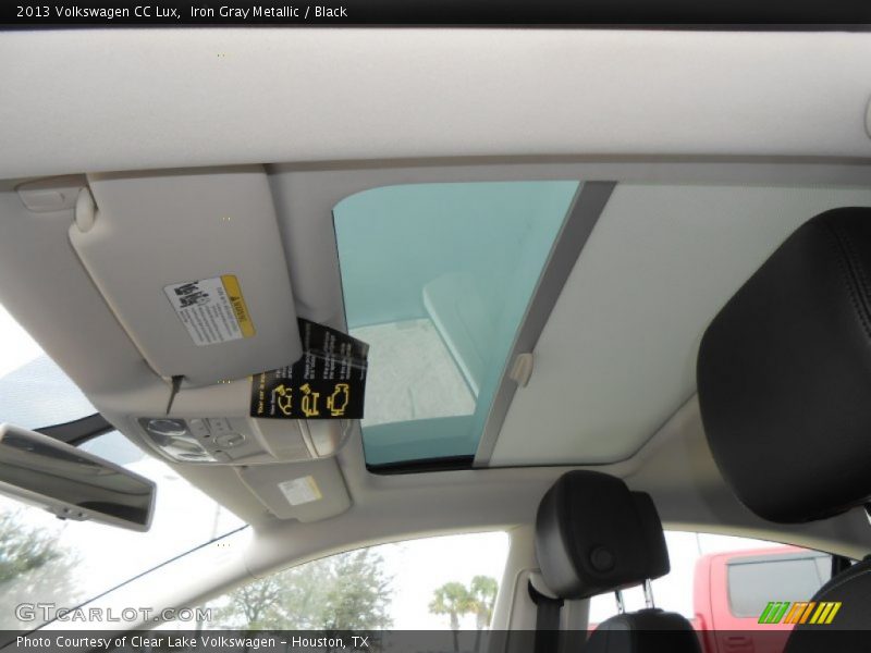Iron Gray Metallic / Black 2013 Volkswagen CC Lux