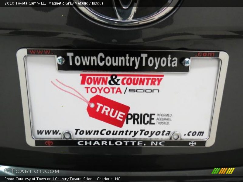 Magnetic Gray Metallic / Bisque 2010 Toyota Camry LE