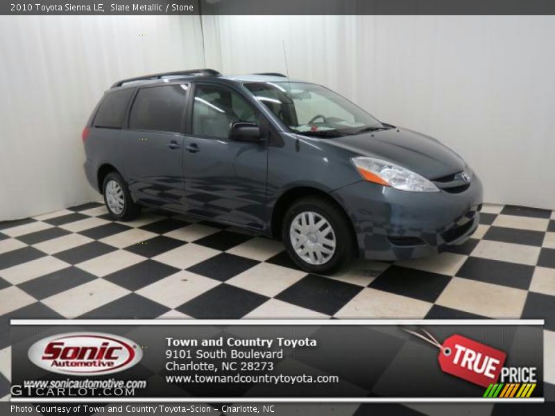 Slate Metallic / Stone 2010 Toyota Sienna LE