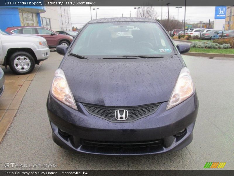 Blackberry Pearl / Sport Black 2010 Honda Fit Sport