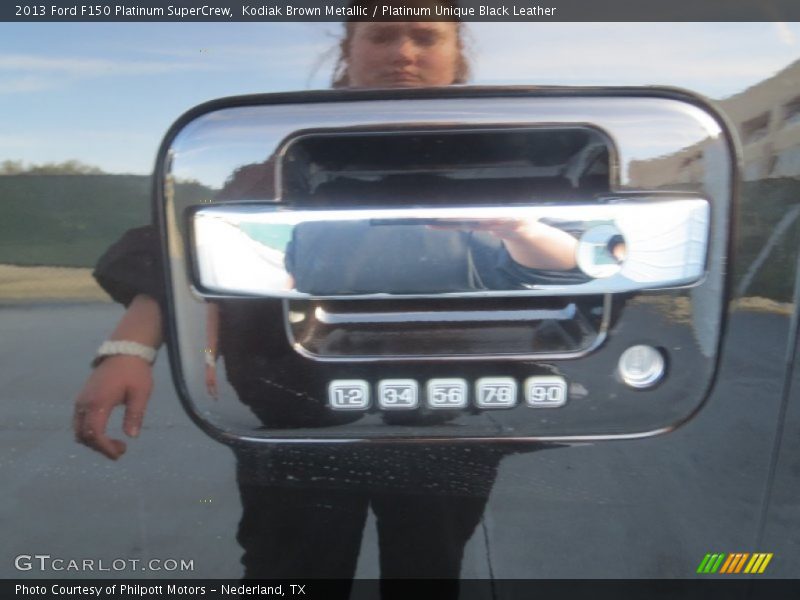 Kodiak Brown Metallic / Platinum Unique Black Leather 2013 Ford F150 Platinum SuperCrew