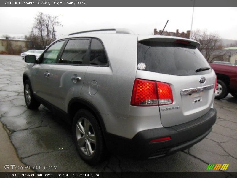 Bright Silver / Black 2013 Kia Sorento EX AWD