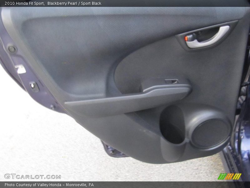 Blackberry Pearl / Sport Black 2010 Honda Fit Sport