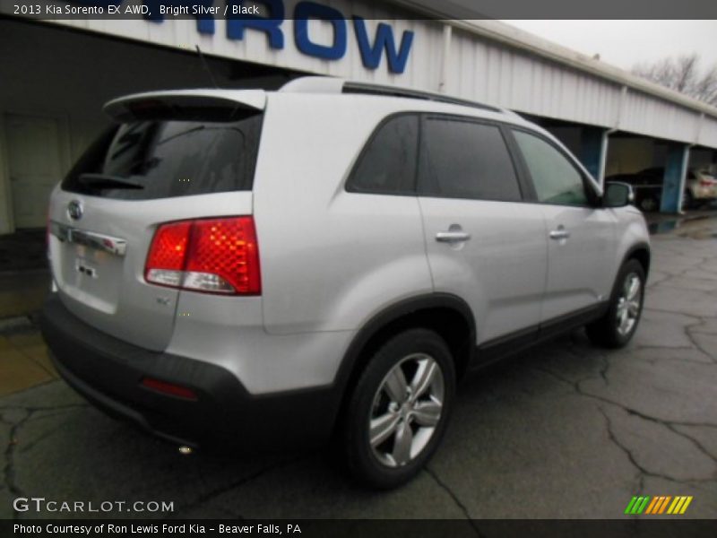 Bright Silver / Black 2013 Kia Sorento EX AWD