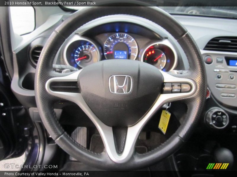 Blackberry Pearl / Sport Black 2010 Honda Fit Sport