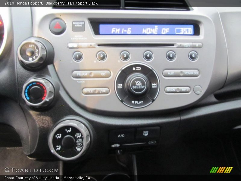 Blackberry Pearl / Sport Black 2010 Honda Fit Sport