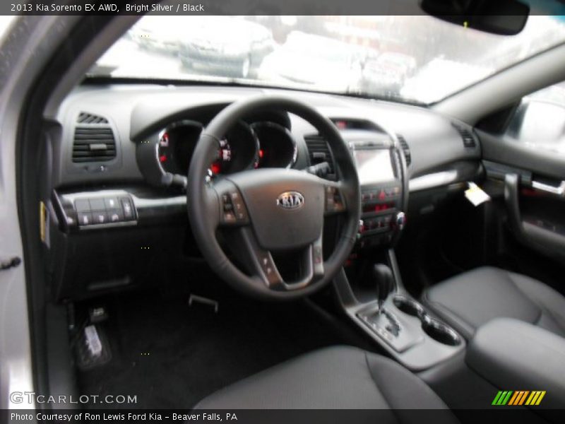 Bright Silver / Black 2013 Kia Sorento EX AWD
