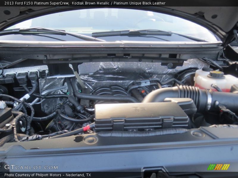 Kodiak Brown Metallic / Platinum Unique Black Leather 2013 Ford F150 Platinum SuperCrew