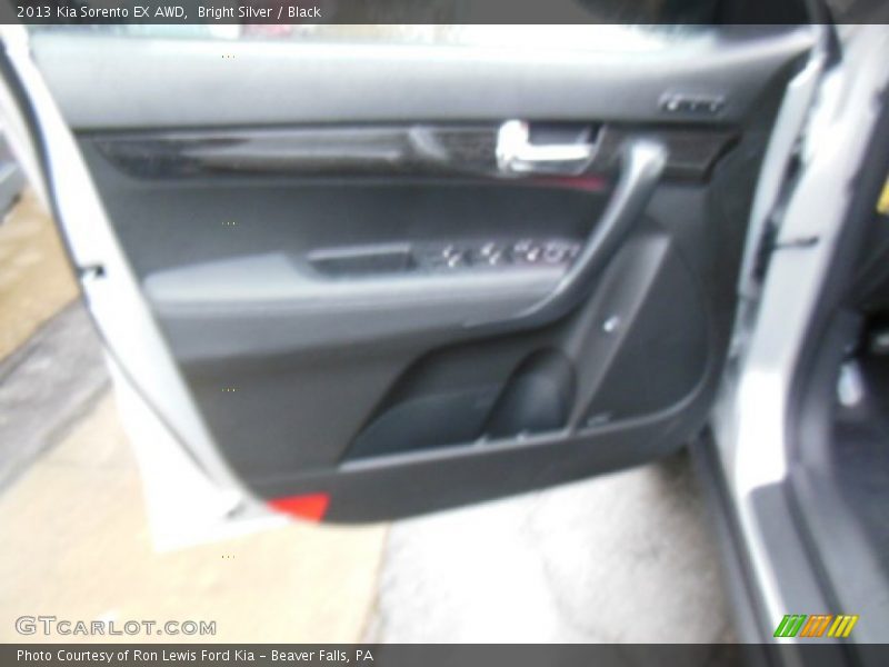 Bright Silver / Black 2013 Kia Sorento EX AWD