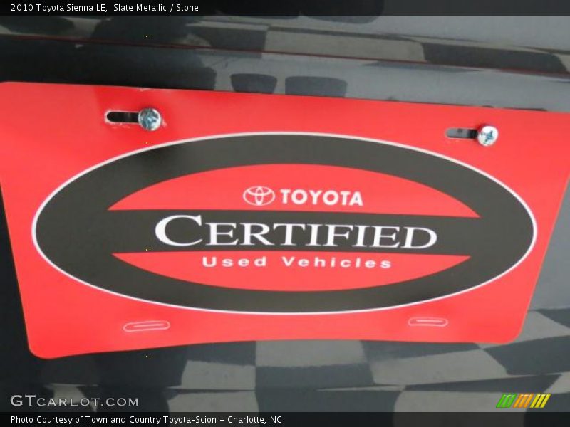 Slate Metallic / Stone 2010 Toyota Sienna LE