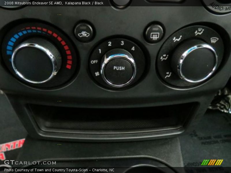 Kalapana Black / Black 2008 Mitsubishi Endeavor SE AWD