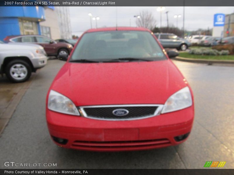 Infra-Red / Charcoal/Light Flint 2007 Ford Focus ZX4 SES Sedan