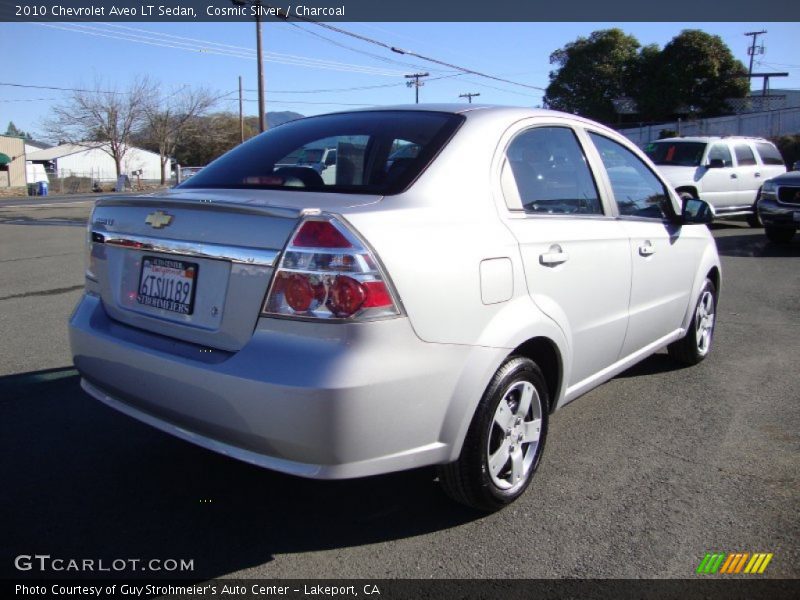 Cosmic Silver / Charcoal 2010 Chevrolet Aveo LT Sedan