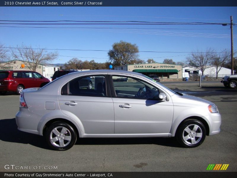 Cosmic Silver / Charcoal 2010 Chevrolet Aveo LT Sedan
