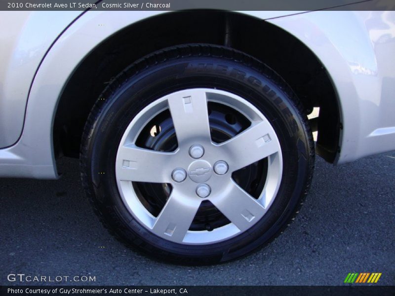 Cosmic Silver / Charcoal 2010 Chevrolet Aveo LT Sedan