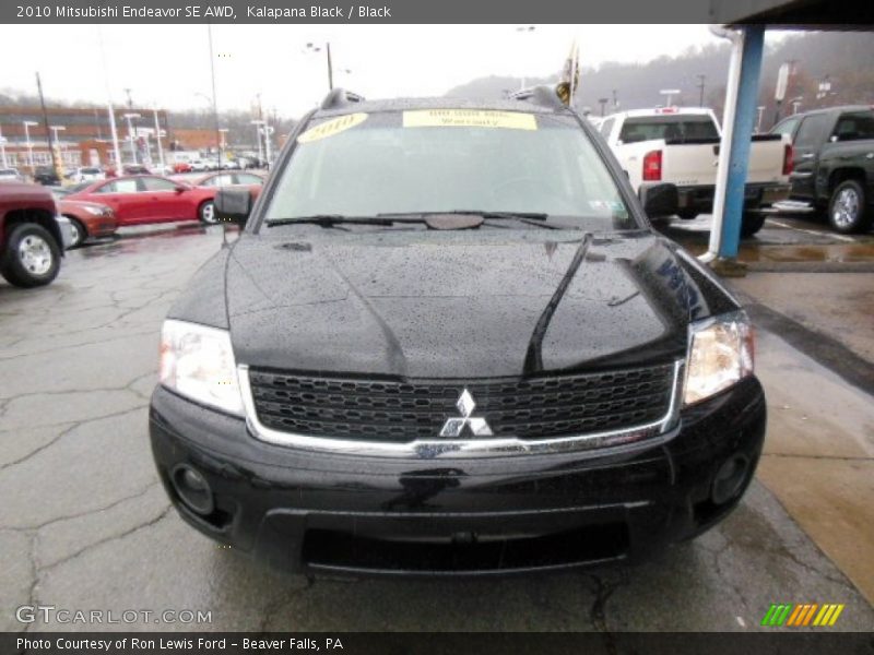 Kalapana Black / Black 2010 Mitsubishi Endeavor SE AWD