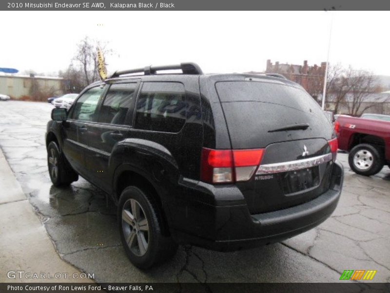 Kalapana Black / Black 2010 Mitsubishi Endeavor SE AWD