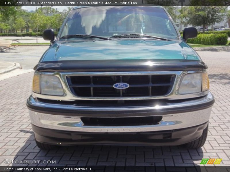 Pacific Green Metallic / Medium Prairie Tan 1997 Ford F150 XL Extended Cab