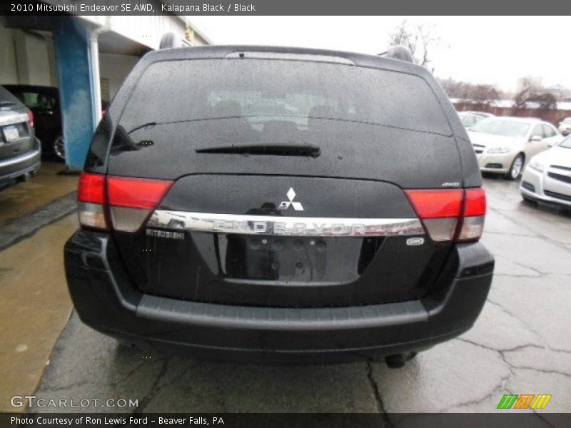 Kalapana Black / Black 2010 Mitsubishi Endeavor SE AWD