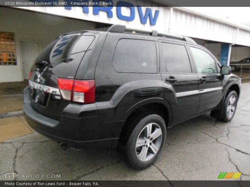 Kalapana Black / Black 2010 Mitsubishi Endeavor SE AWD
