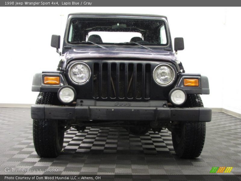 Lapis Blue / Gray 1998 Jeep Wrangler Sport 4x4