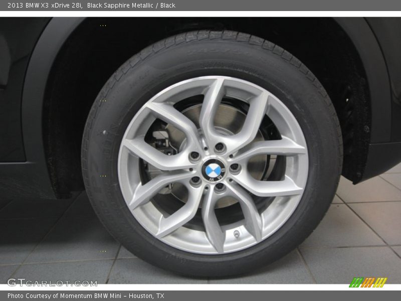 Black Sapphire Metallic / Black 2013 BMW X3 xDrive 28i