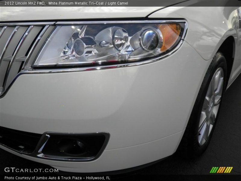 White Platinum Metallic Tri-Coat / Light Camel 2012 Lincoln MKZ FWD