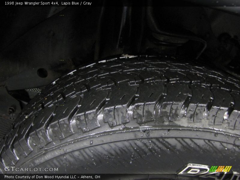 Lapis Blue / Gray 1998 Jeep Wrangler Sport 4x4