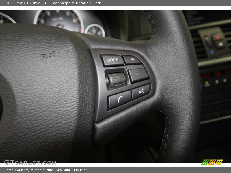 Black Sapphire Metallic / Black 2013 BMW X3 xDrive 28i