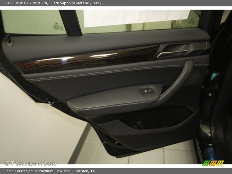 Black Sapphire Metallic / Black 2013 BMW X3 xDrive 28i