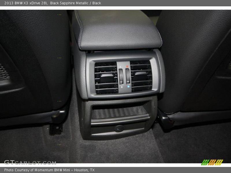 Black Sapphire Metallic / Black 2013 BMW X3 xDrive 28i