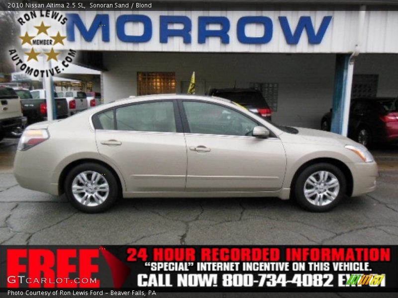 Sonoran Sand / Blond 2010 Nissan Altima 2.5 SL