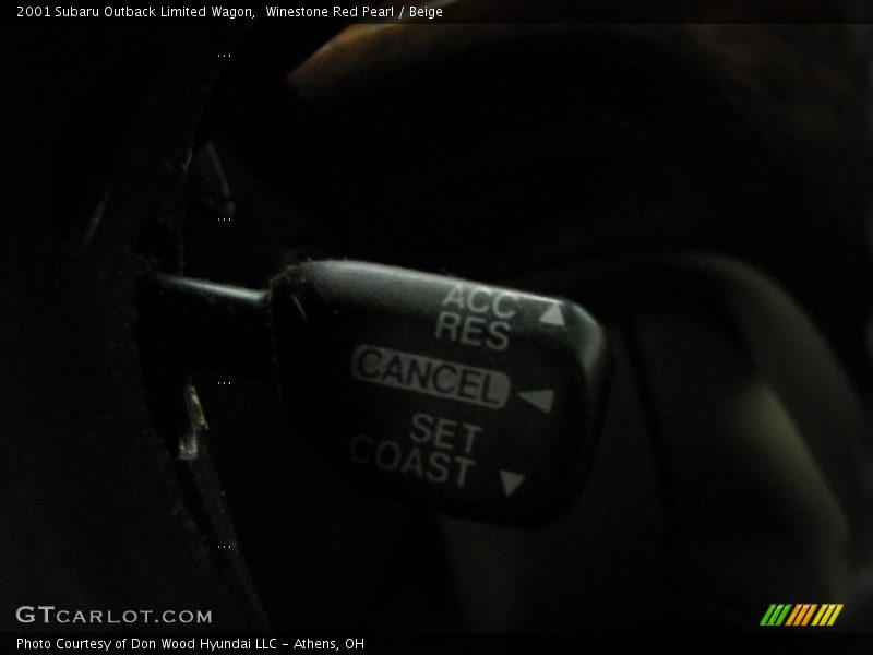 Winestone Red Pearl / Beige 2001 Subaru Outback Limited Wagon