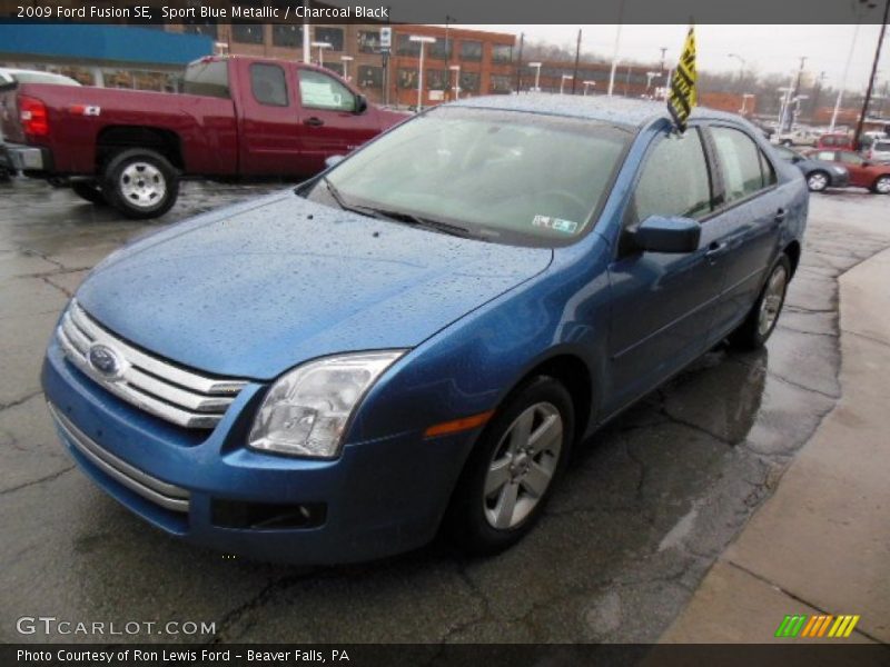 Sport Blue Metallic / Charcoal Black 2009 Ford Fusion SE