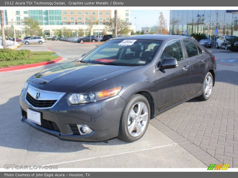 Graphite Luster Metallic / Ebony 2012 Acura TSX Technology Sedan