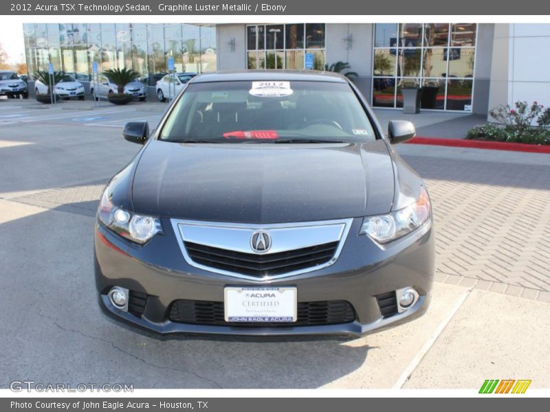 Graphite Luster Metallic / Ebony 2012 Acura TSX Technology Sedan