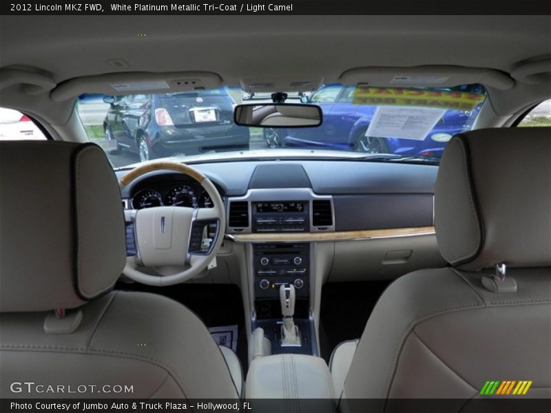 White Platinum Metallic Tri-Coat / Light Camel 2012 Lincoln MKZ FWD
