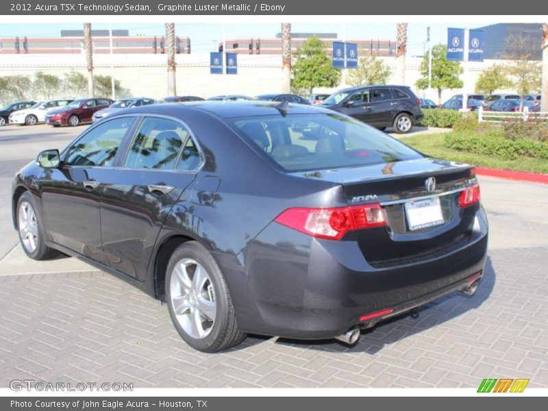 Graphite Luster Metallic / Ebony 2012 Acura TSX Technology Sedan
