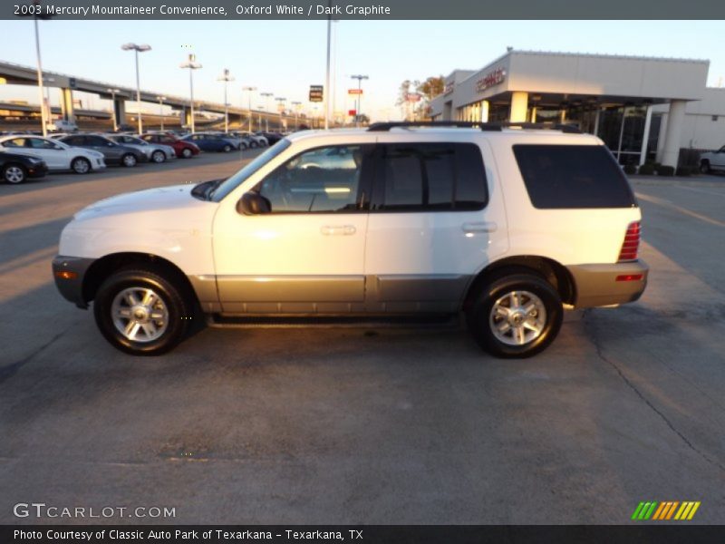 Oxford White / Dark Graphite 2003 Mercury Mountaineer Convenience