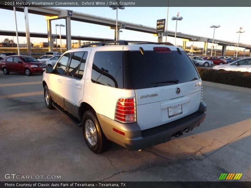 Oxford White / Dark Graphite 2003 Mercury Mountaineer Convenience