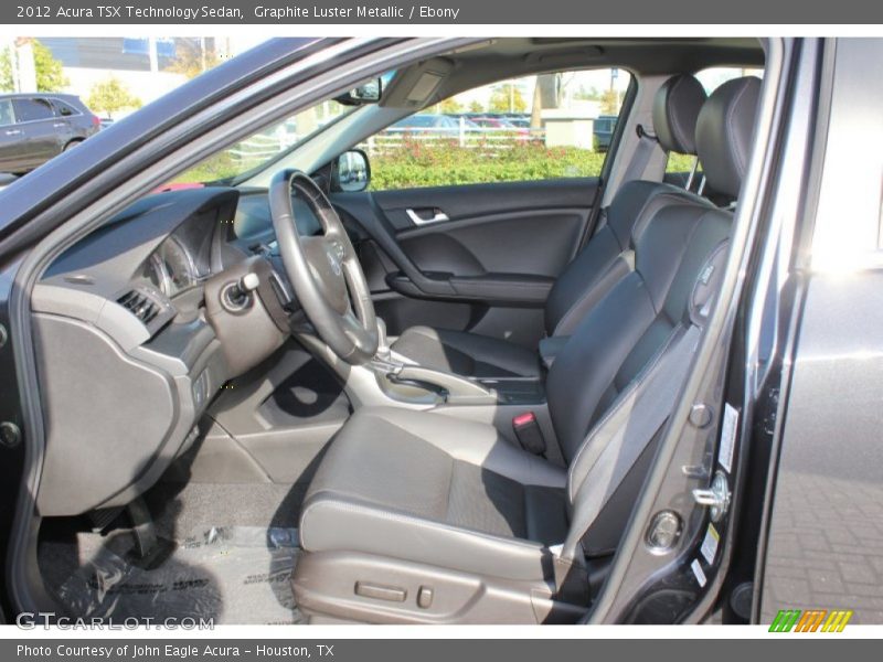 Graphite Luster Metallic / Ebony 2012 Acura TSX Technology Sedan