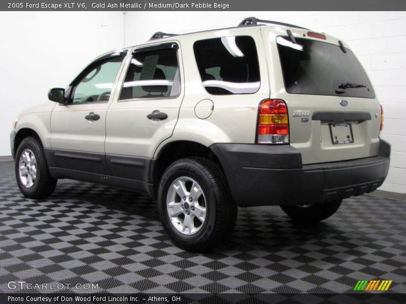 Gold Ash Metallic / Medium/Dark Pebble Beige 2005 Ford Escape XLT V6