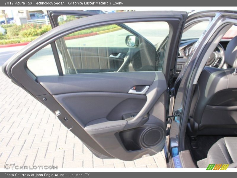 Graphite Luster Metallic / Ebony 2012 Acura TSX Technology Sedan