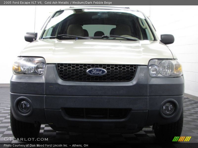 Gold Ash Metallic / Medium/Dark Pebble Beige 2005 Ford Escape XLT V6