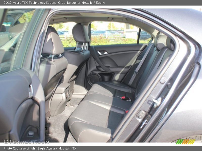 Graphite Luster Metallic / Ebony 2012 Acura TSX Technology Sedan