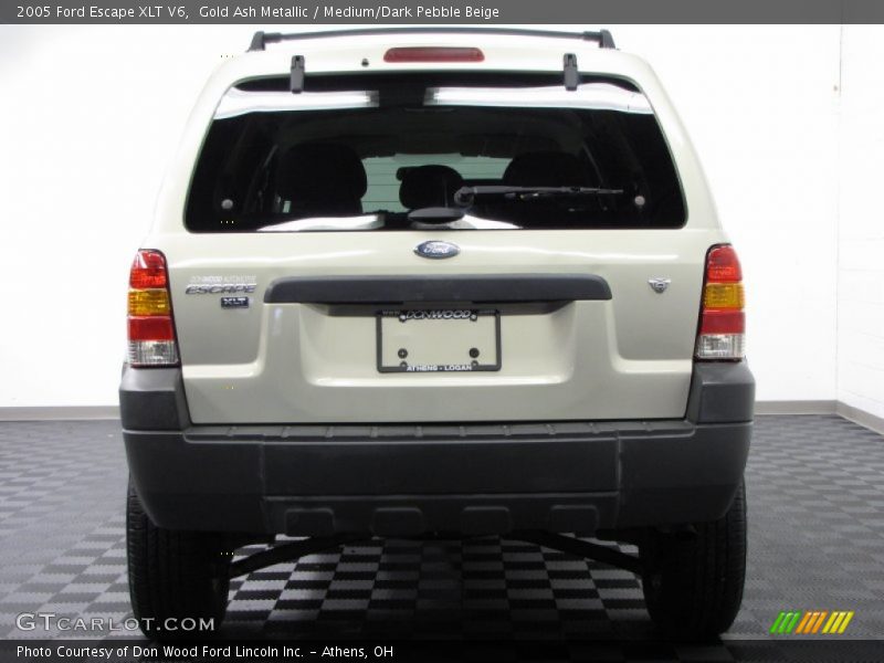 Gold Ash Metallic / Medium/Dark Pebble Beige 2005 Ford Escape XLT V6