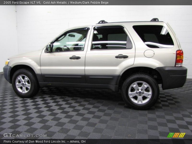 Gold Ash Metallic / Medium/Dark Pebble Beige 2005 Ford Escape XLT V6