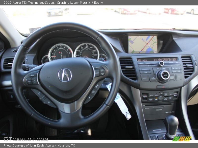 Graphite Luster Metallic / Ebony 2012 Acura TSX Technology Sedan