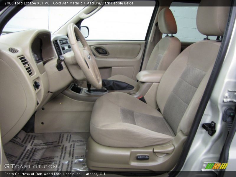 Gold Ash Metallic / Medium/Dark Pebble Beige 2005 Ford Escape XLT V6